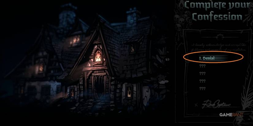 Darkest Dungeon 2 Choosing The Denial Confession