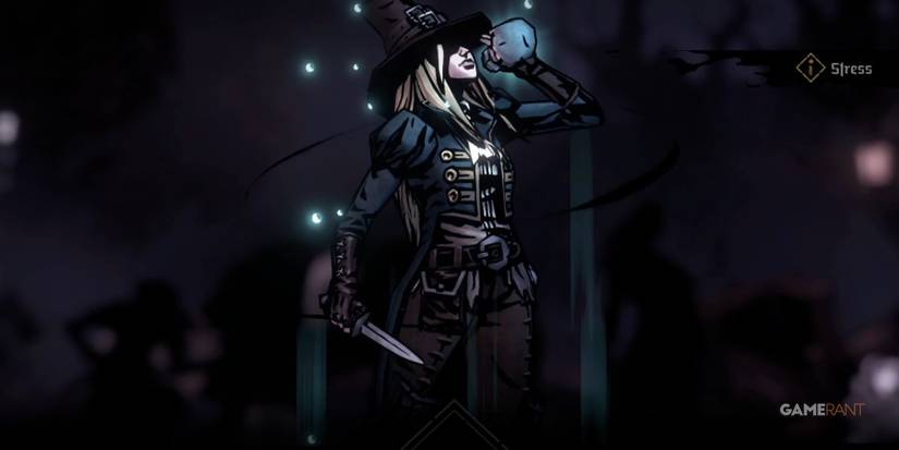 Darkest Dungeon 2 Grave Robber Drinking Absinthe