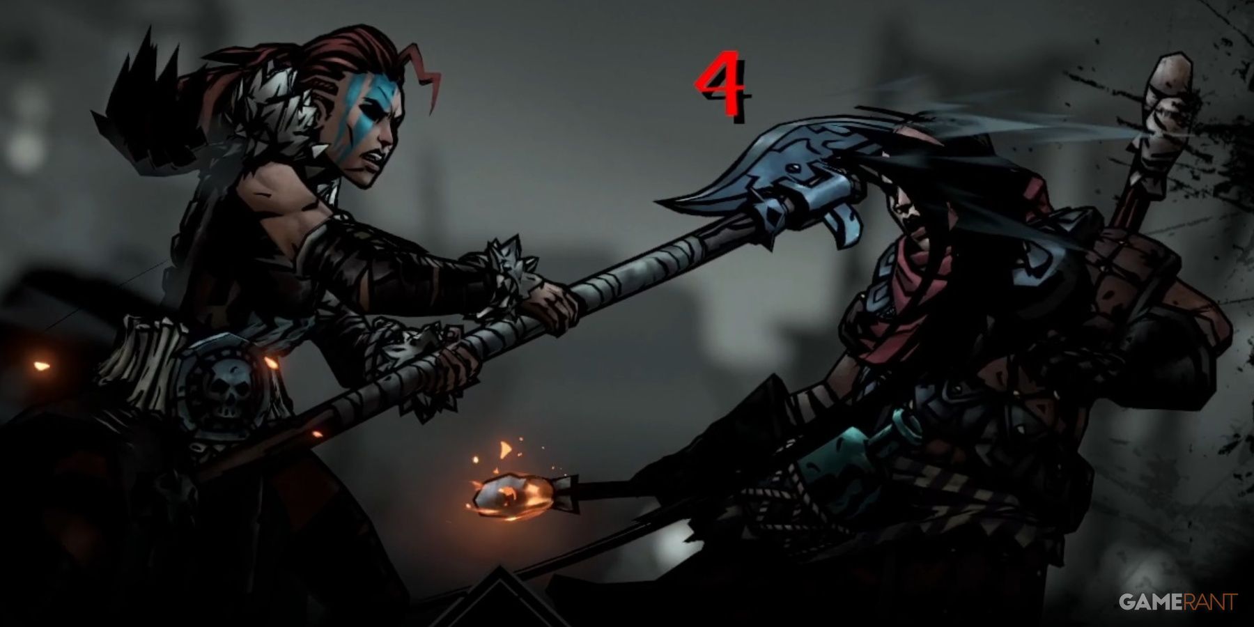 Darkest Dungeon 2 Hellion Going Toe To Toe With Opponent