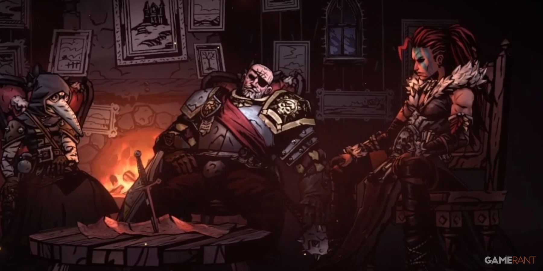 Darkest Dungeon 2 Hellion Resting At The Inn