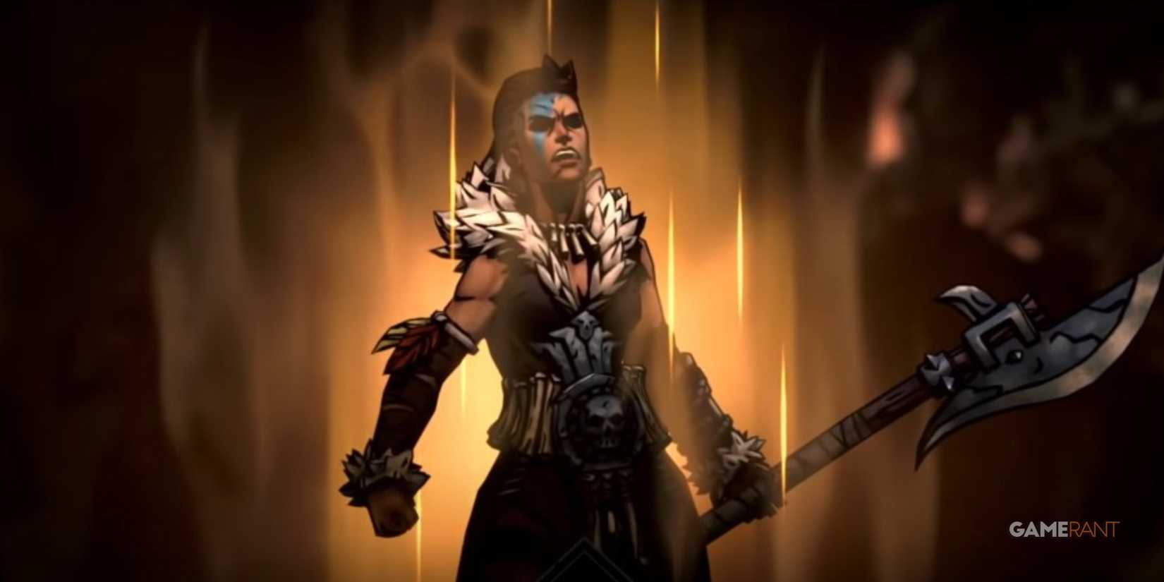 Darkest Dungeon 2 Hellion Using Raucous Revelry