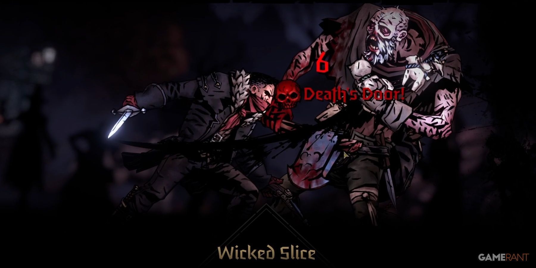 Darkest Dungeon 2 Highwayman Using Wicked Slice