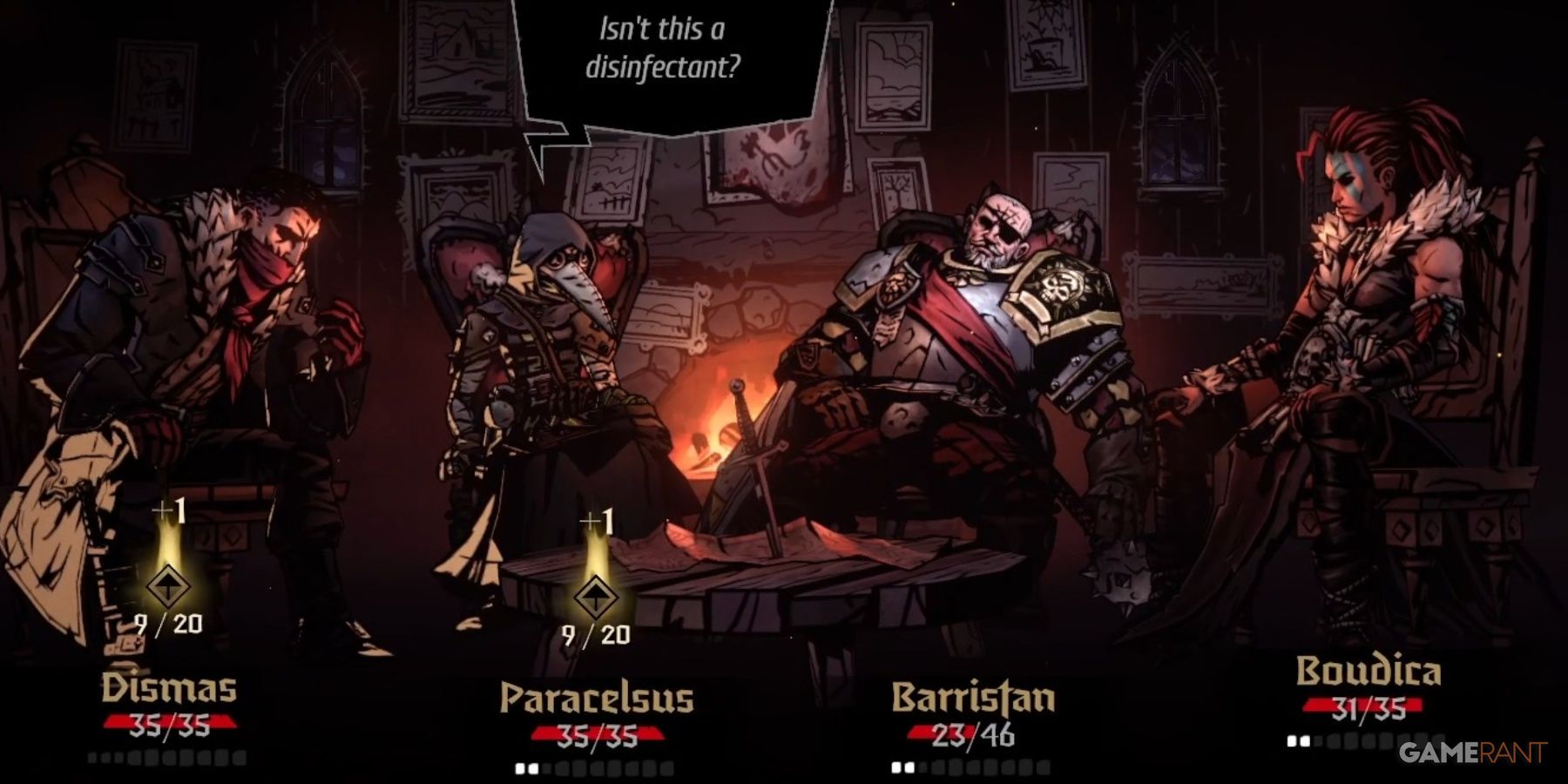 Darkest Dungeon 2 Plague Doctor And Highwayman Gaining Affinity