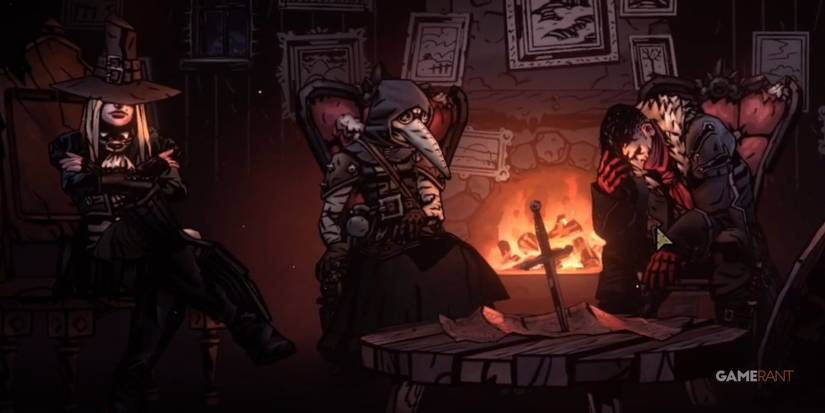Darkest Dungeon 2 Plague Doctor Resting At An Inn