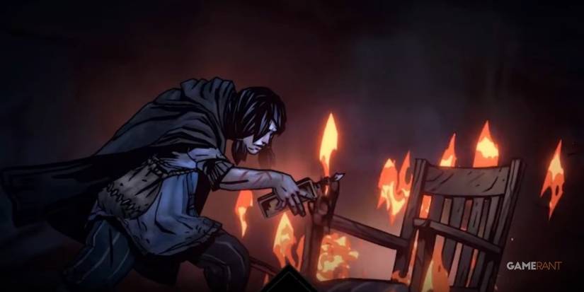 Darkest Dungeon 2 Setting A Chair On Fire