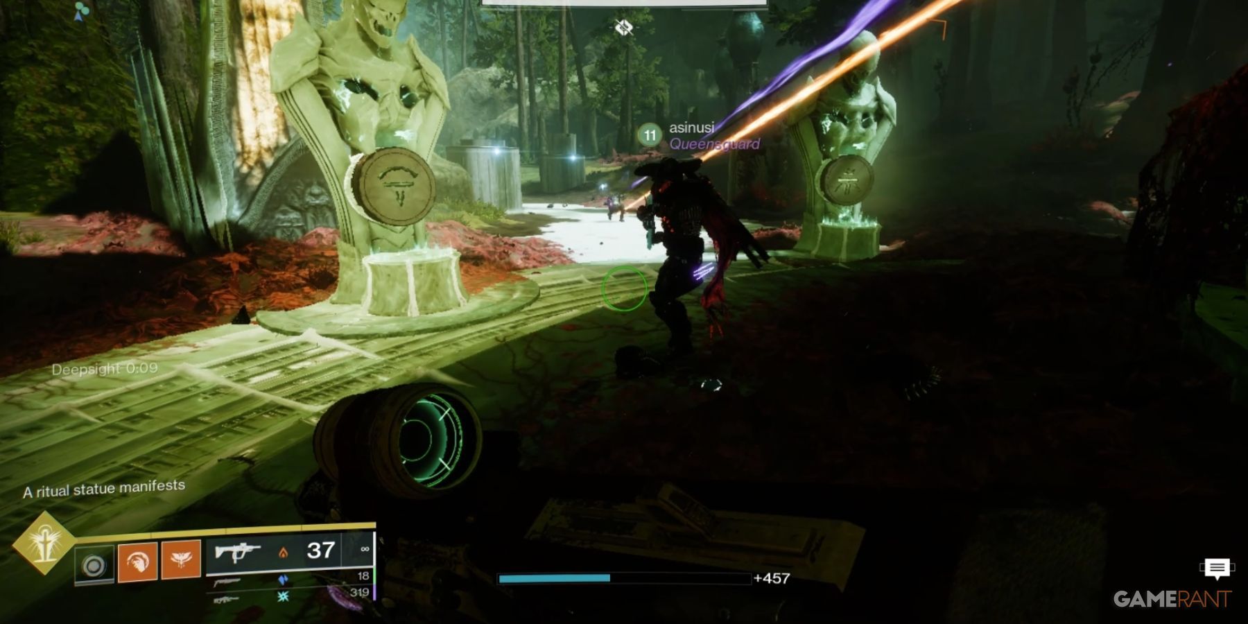 Destiny 2 Deepsight runes in Ghosts Of The Deep