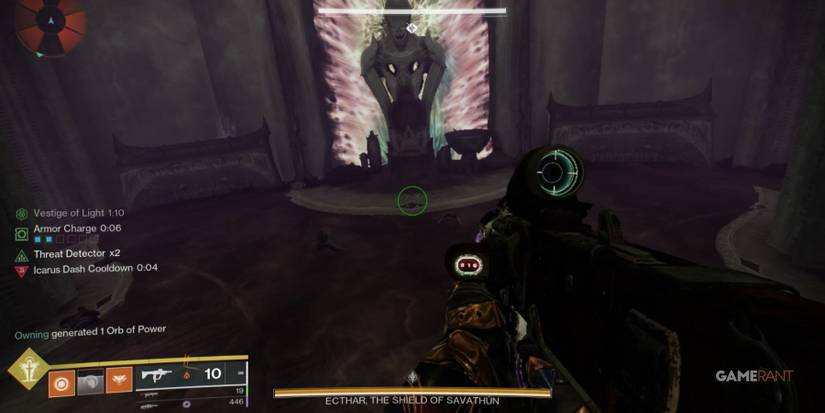 Destiny 2 Hive Statue In Ghosts Of The Deep Dungeon