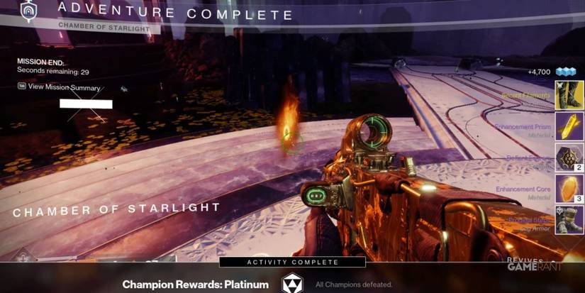 Destiny 2 Master Lost Sector Completion Loot