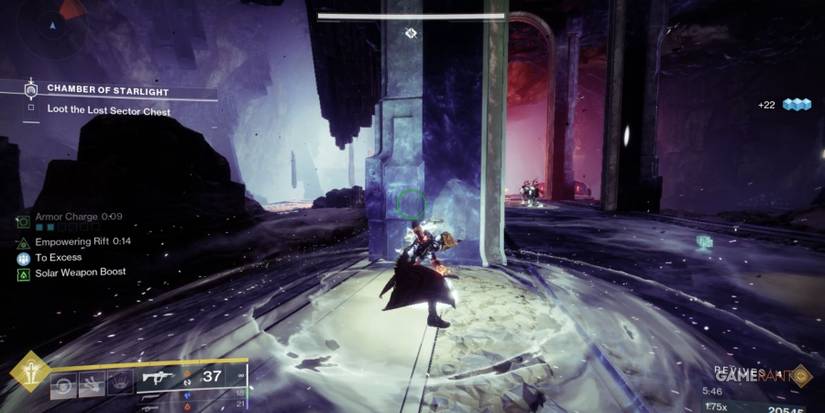 Destiny 2 Warlock Using Empowering Rift