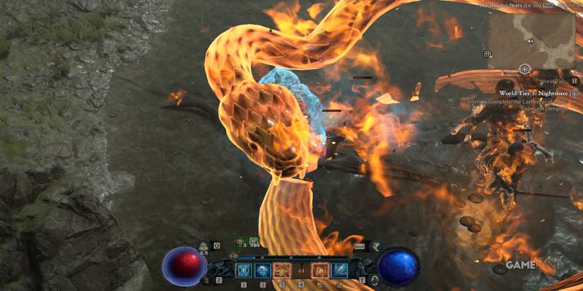 diablo 4 sorceress large snake spell