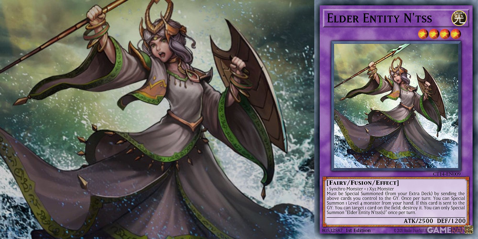 Elder Entity N'tss Fairy-Type Yu-Gi-Oh card