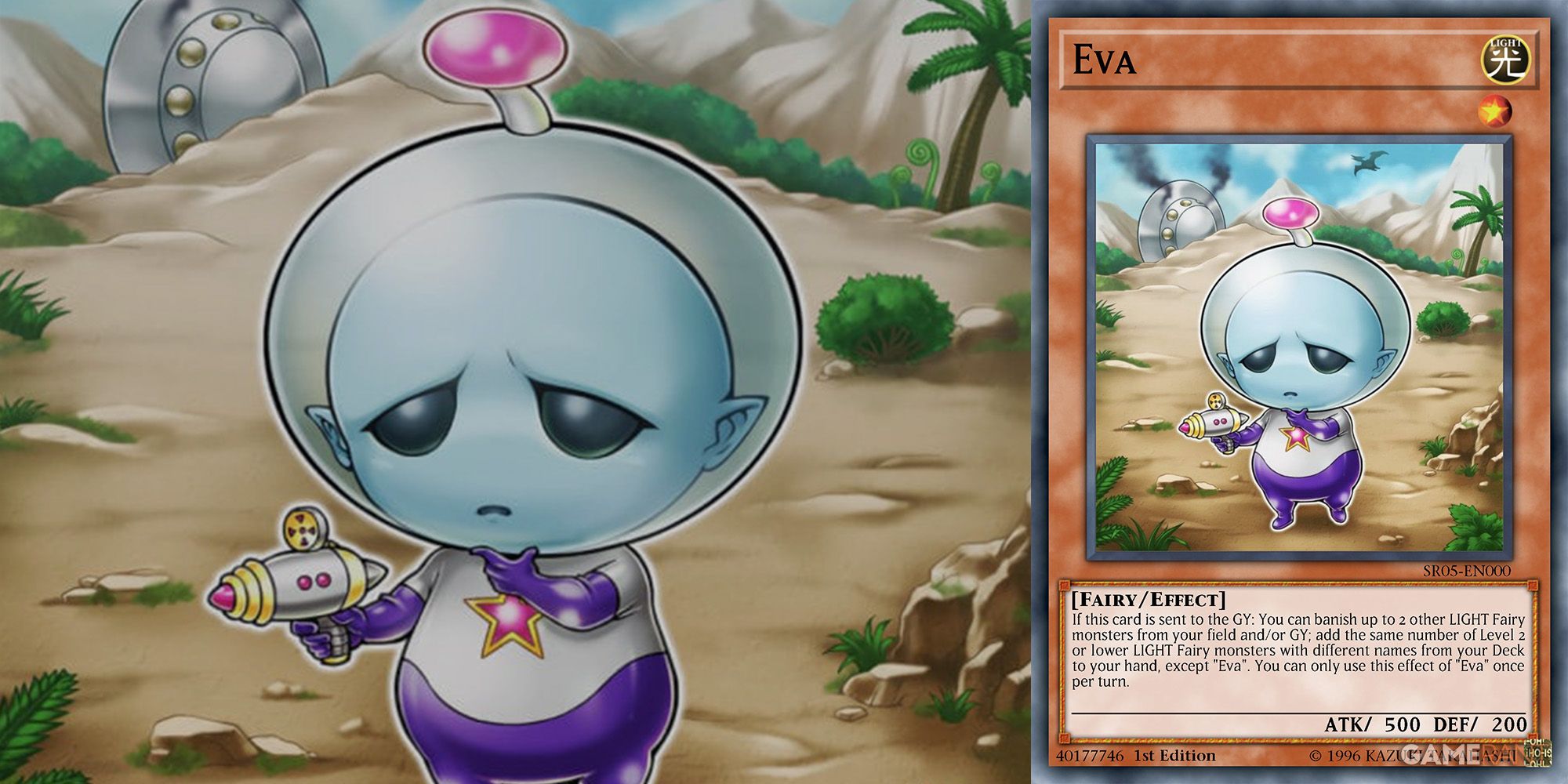 Eva the Fairy-Type Yu-Gi-Oh card