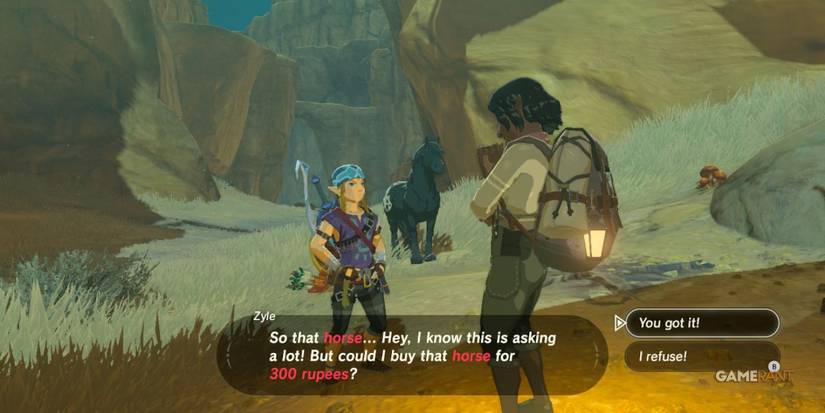 loz botw good sized horse reward