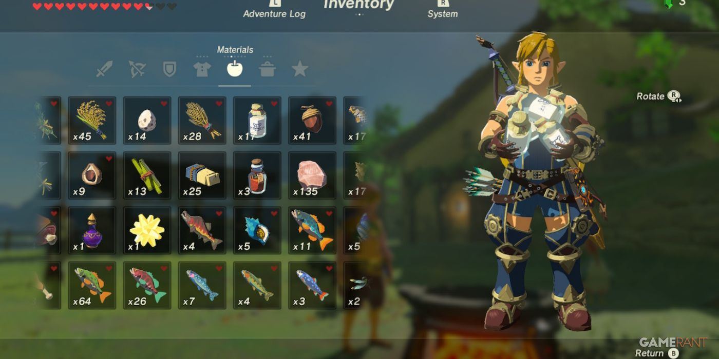 loz botw fresh milk inventory