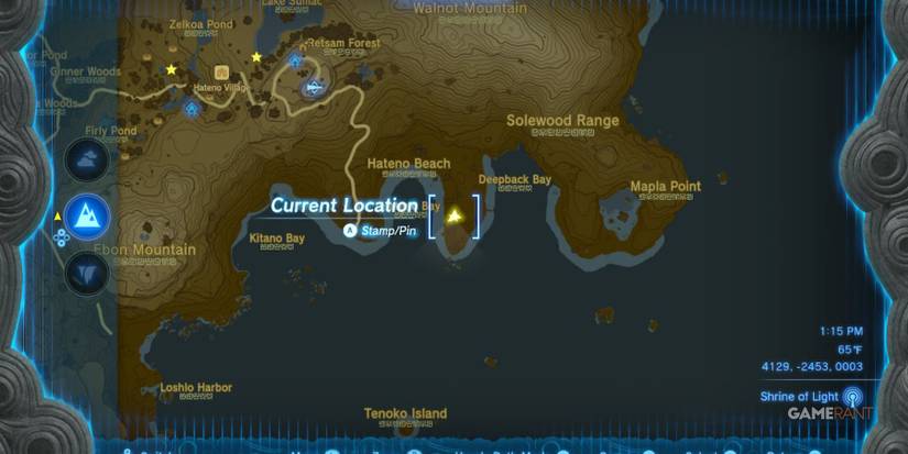 legend of zelda tears of the kingdom giant horse location