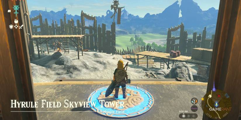 hyrule field skyview tower tears of hte kingdom