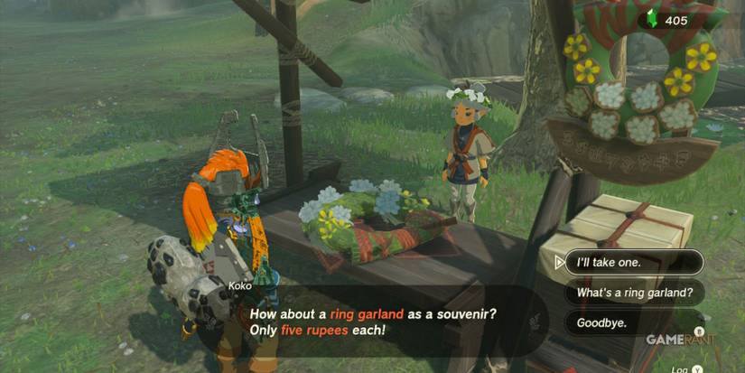 legend of zelda tears of the kingdom kakariko village ring garland