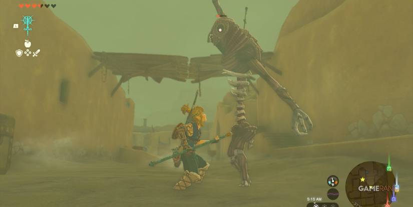 legend of zelda tears of the kingdom gibdo fight