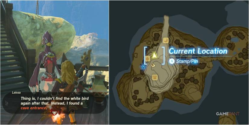 laissa location rito village totk zelda tloz