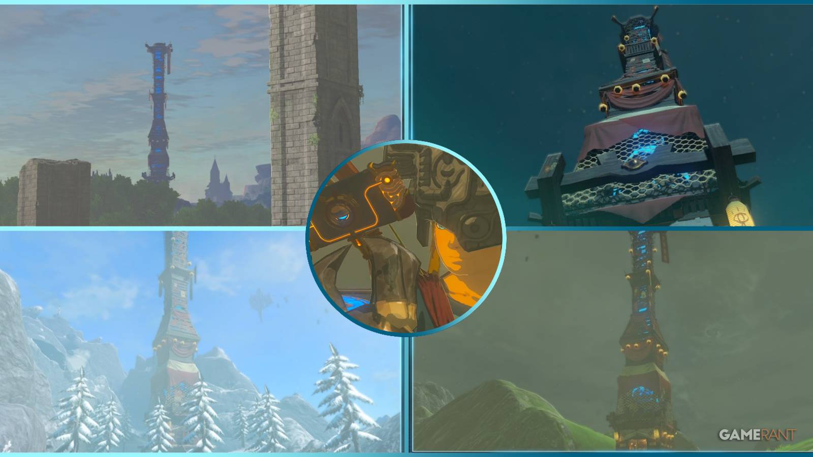 legend of zelda tears of the kingdom all skyview towers feature