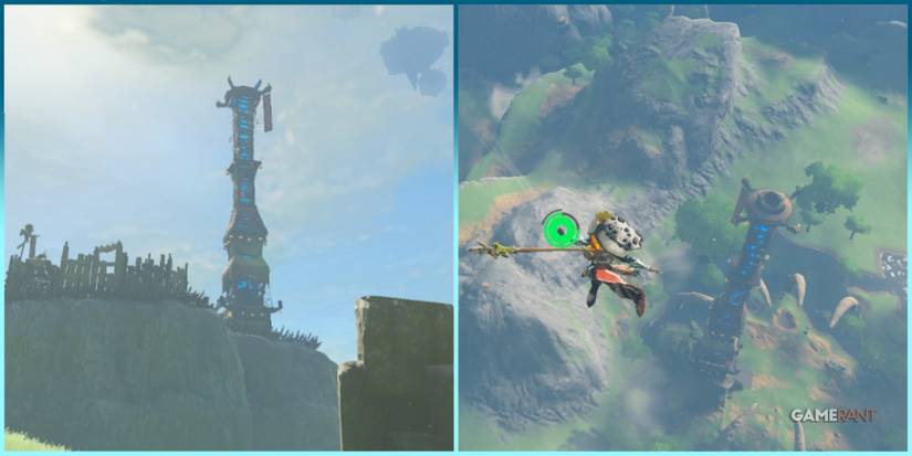 legend of zelda tears of the kingdom skyview towers