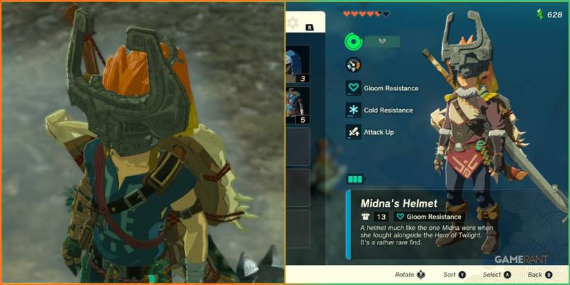 legend of zelda tears of the kingdom midna's helmet abilities