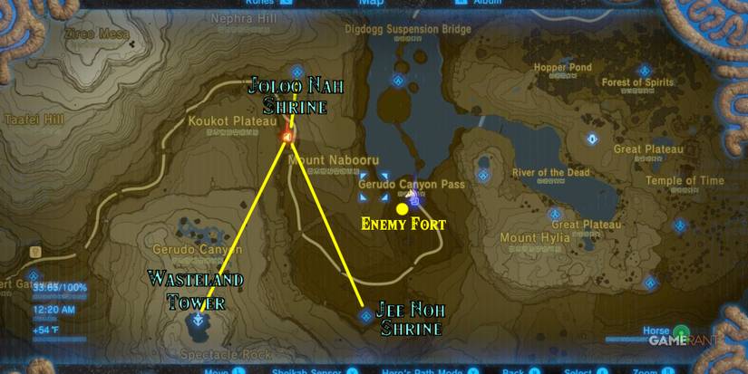 loz botw gerudo canyon