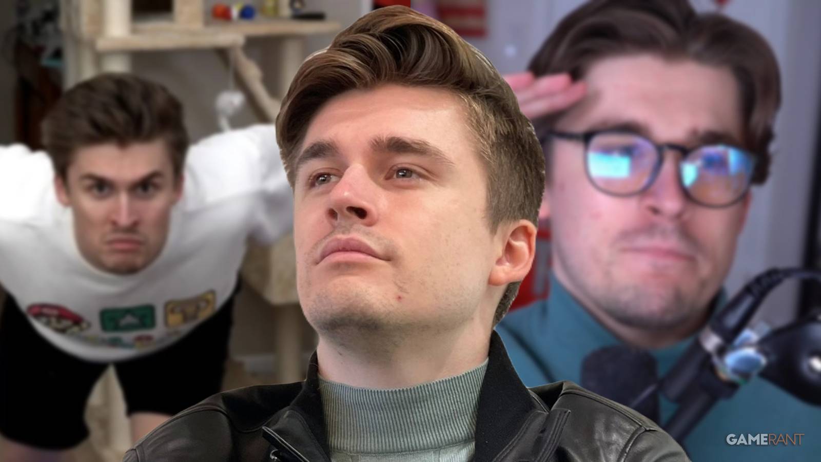 three different pictures of ludwig