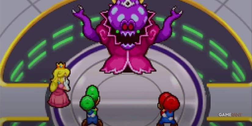 Mario And Luigi Partners In Time Elder Shroob Princess Confrontation