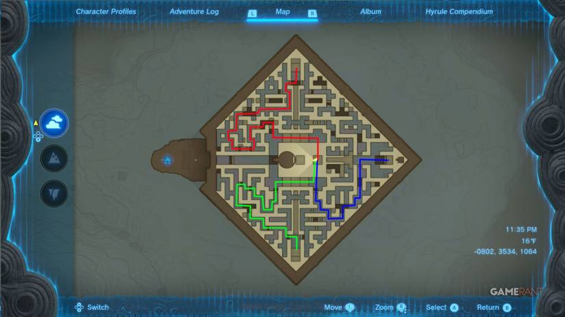 zelda tears of the kingdom north lomei prophecy castle top floor solution