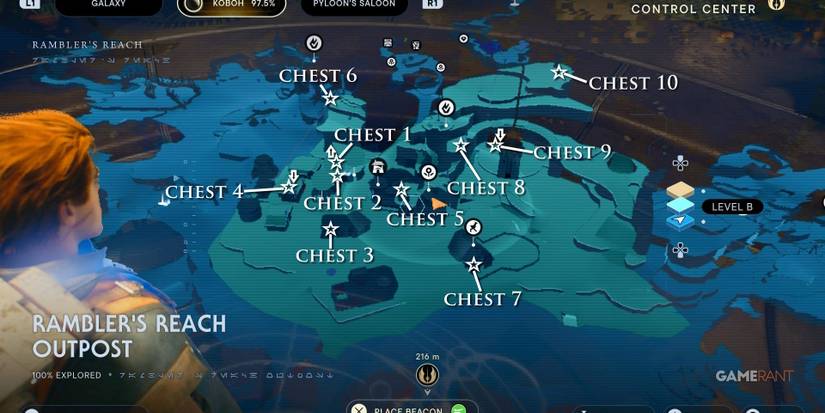 Rambler's Reach Outpost Map