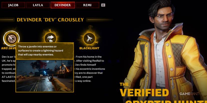 Redfall Arc Javelin Description