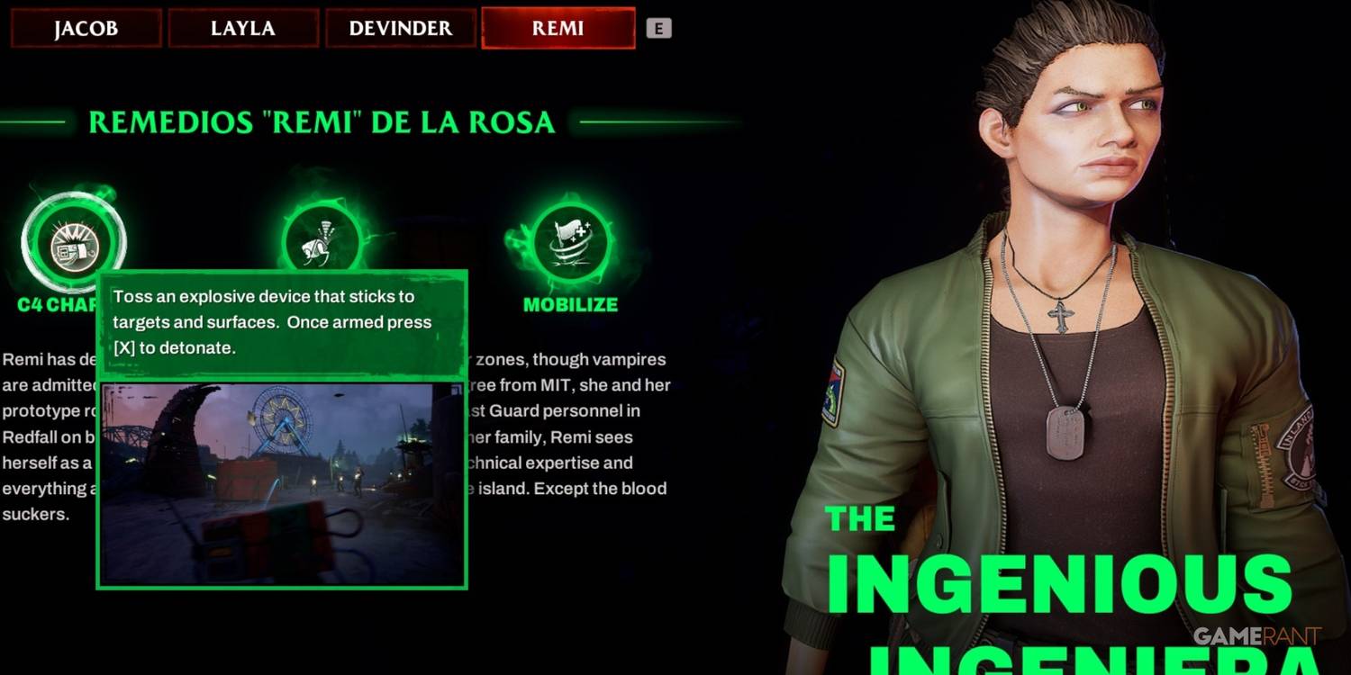 12 Best Abilities In Redfall, Ranked 5 Remi: C4 Charge