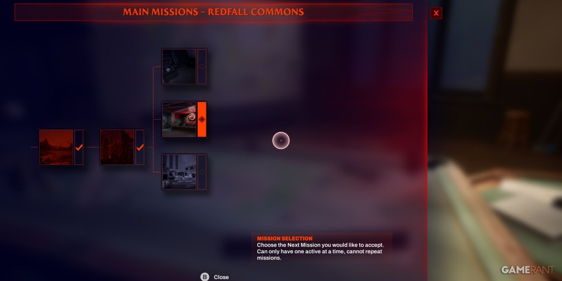 Redfall Main Mission List In Game
