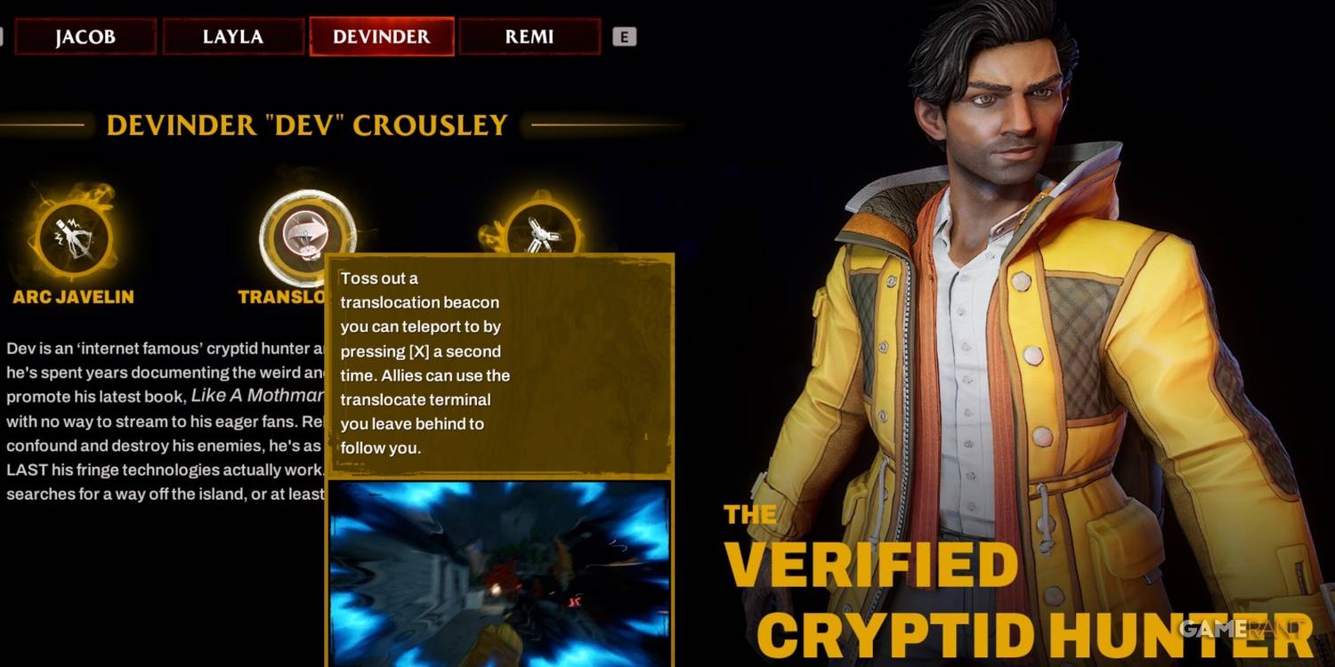 12 Best Abilities In Redfall, Ranked 4 Dev: Translocate