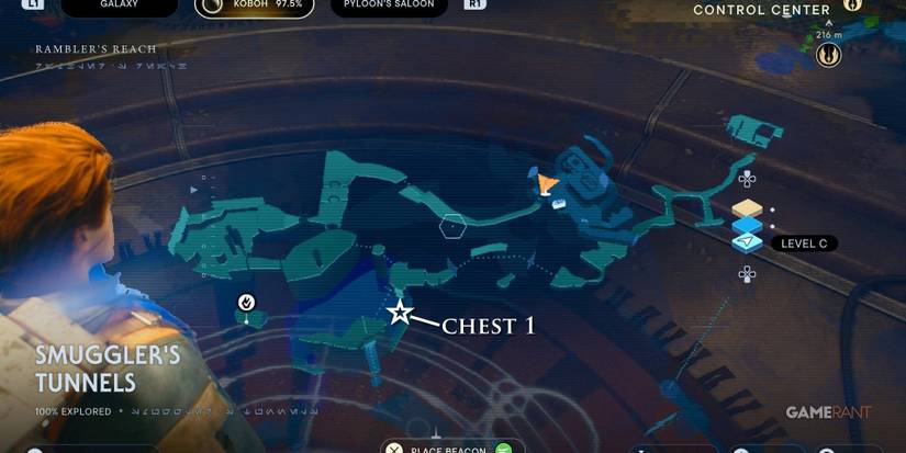 Smugglers Tunnels Map