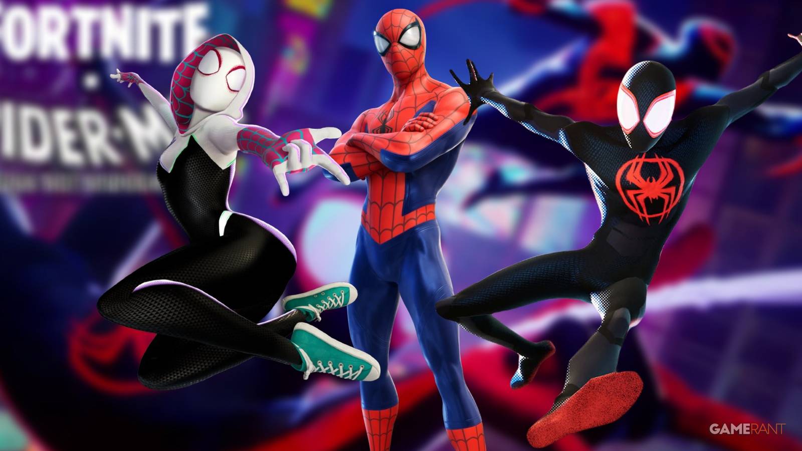 spider-man outfits in fortnite