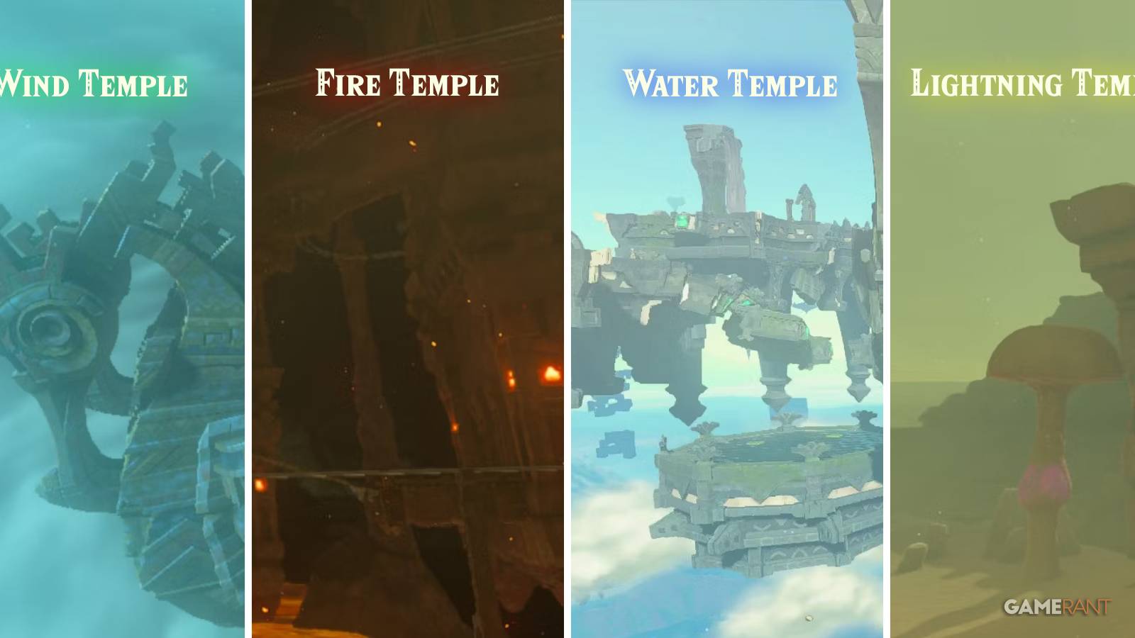 Which temple should you visit first in Tears of the Kingdom?