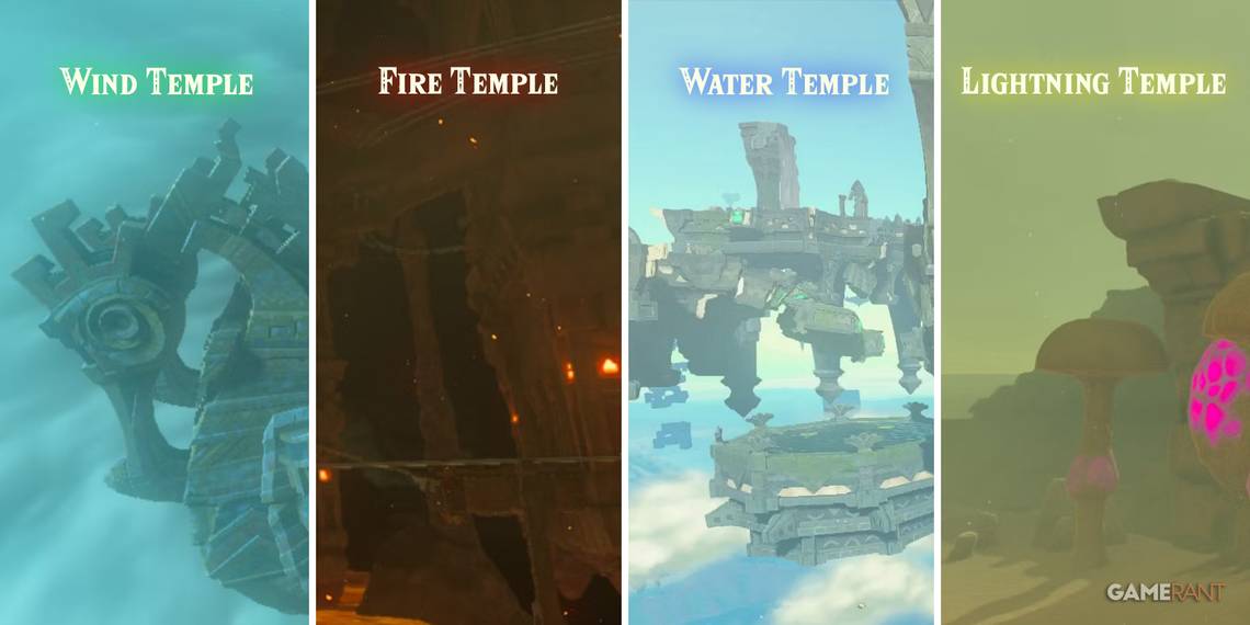 Best Temple Order in Regional Phenomenon in Zelda: Tears of the Kingdom