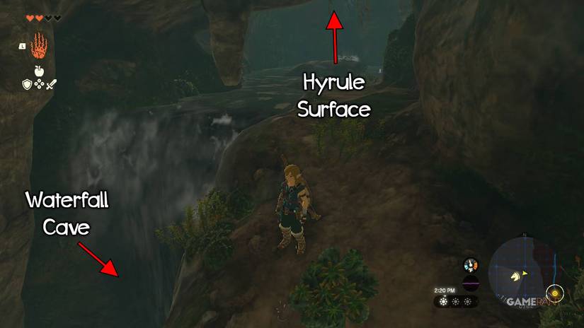 totk-waterfall-cave-climbing-gear