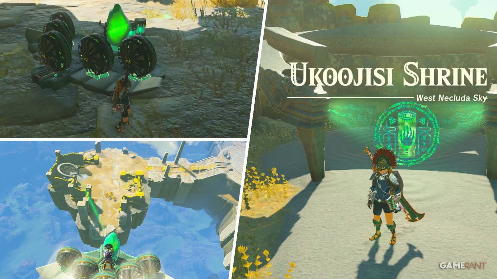 Zelda: Tears of the Kingdom - Ukoojisi Shrine Walkthrough (The West Necluda Sky Crystal)