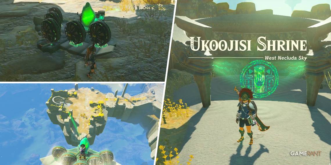 Recorrido del Santuario Ukoojisi en Zelda: Tears of the Kingdom (El Cristal del Cielo de West Necluda)