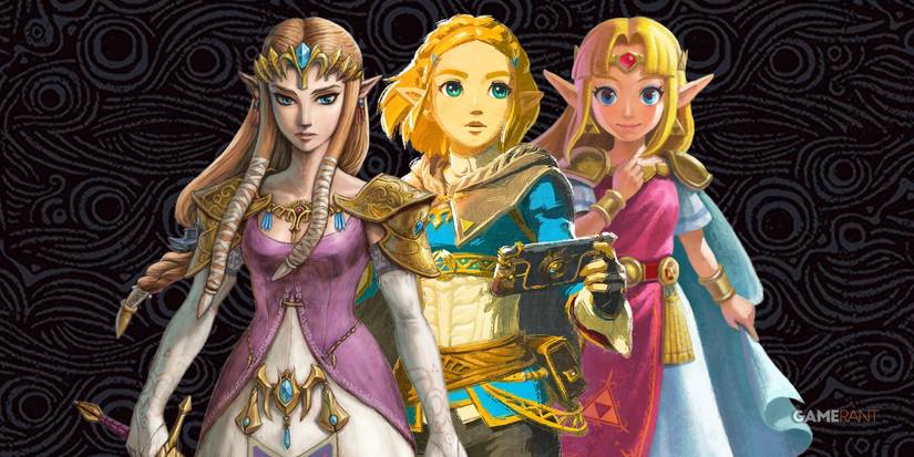 Various incarnations of Princess Zelda