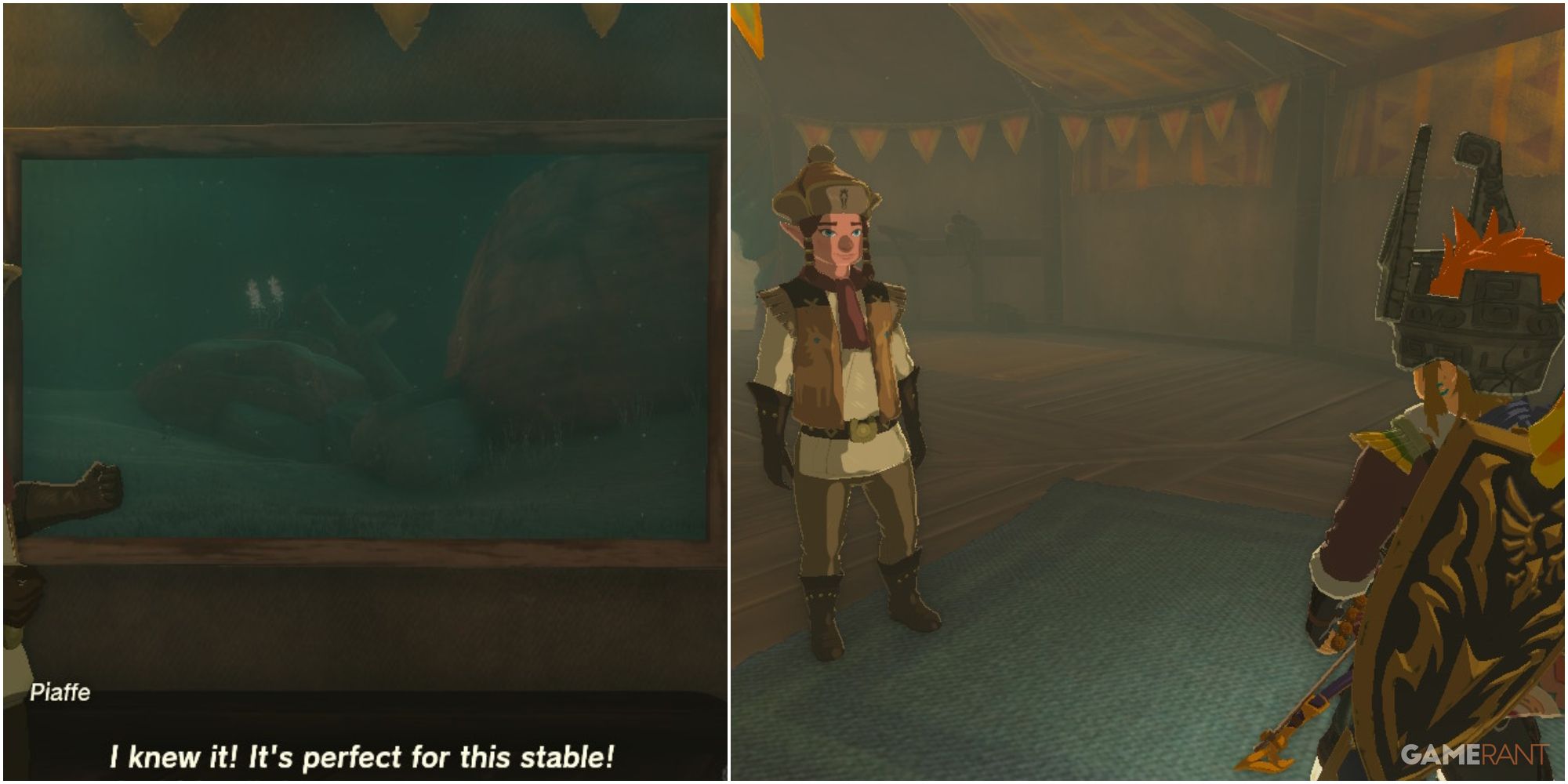 Zelda TotK: A Picture for the Closed Stable 1 and 2 Side Quest Guide