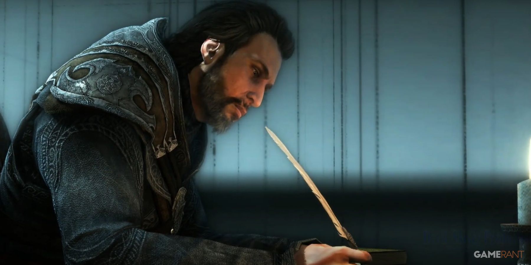Assassin's Creed Revelations Ezio Writing Letter To Claudia