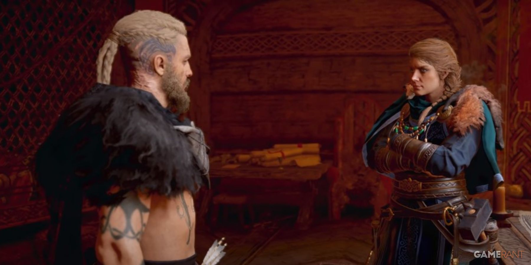 Assassin's Creed Valhalla Talking To Randvi
