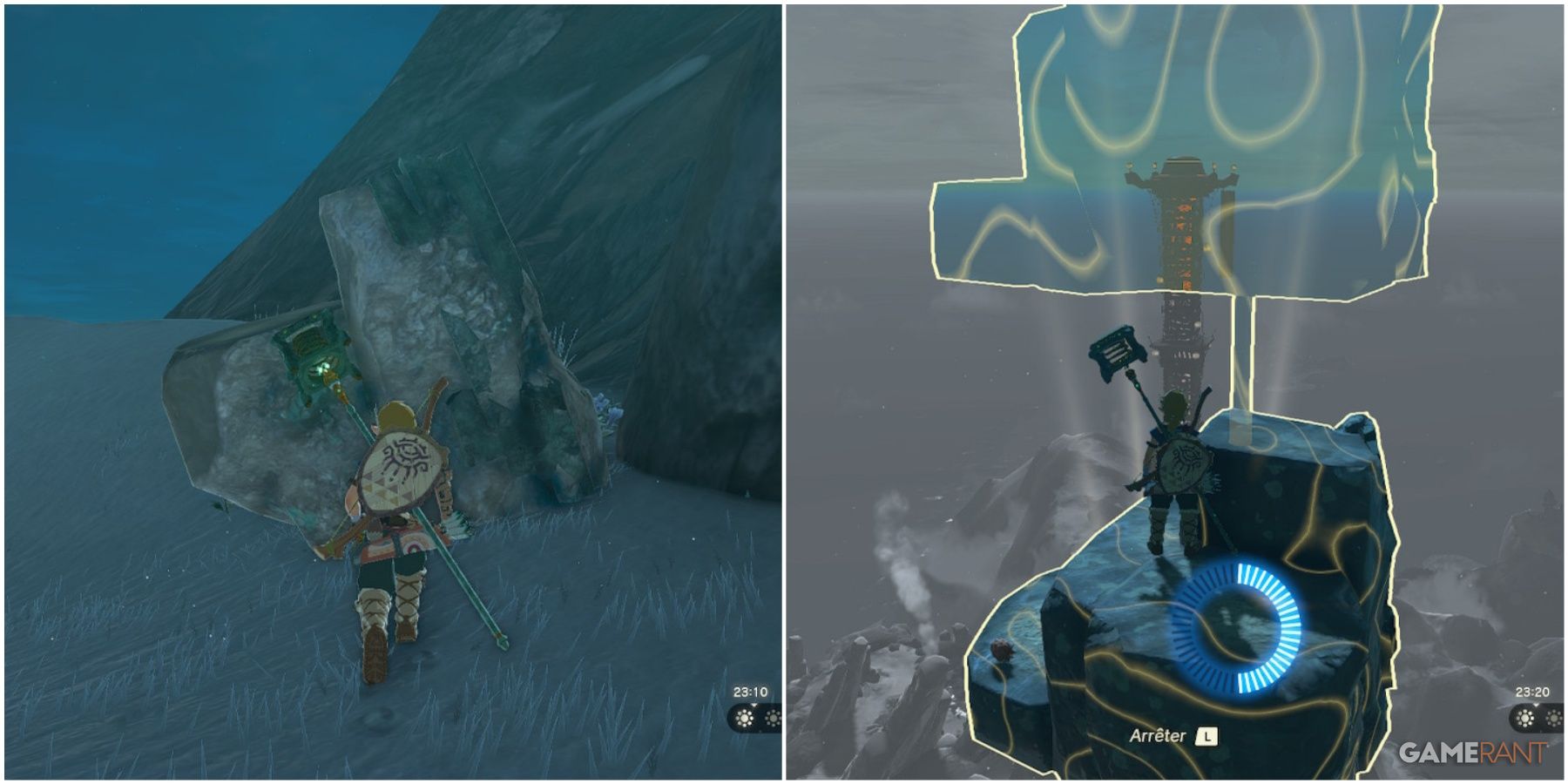 loz totk lanayru skyview tower ruins recall