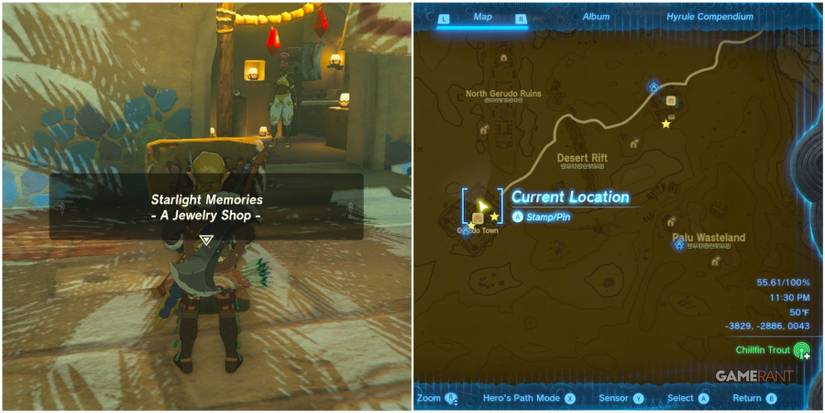 loz totk gerudo town jewelry shop