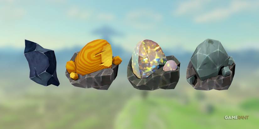 Common gems including Flint, Amber, Opal, and Luminous Stone