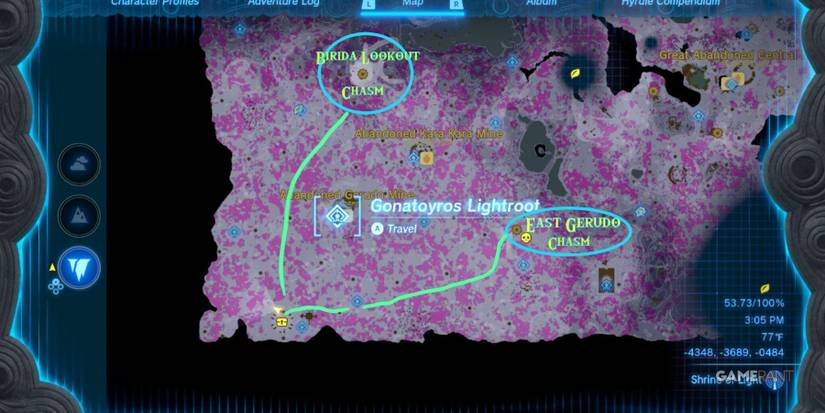 desert colosseum totk loz